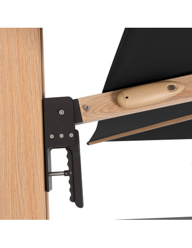 Záhradný slnečník Alu Wood 4x3m s bočnou tyčou | DOPPLER