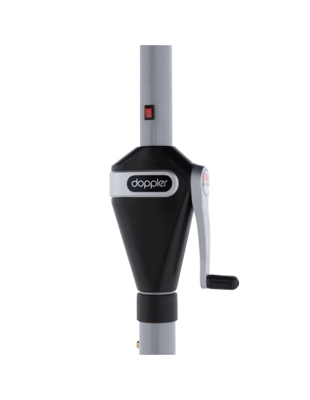 Active 3 m Záhradný slnečník s LED osvetlením | DOPPLER