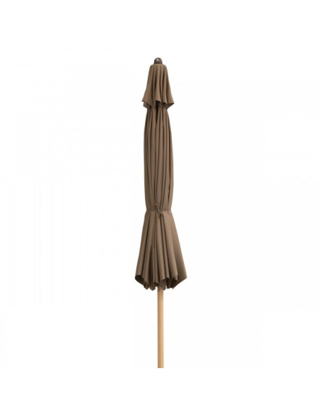 Alu Wood 3,5 m Záhradný slnečník stredový | DOPPLER