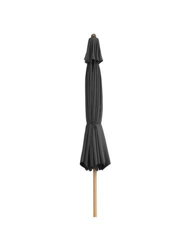 Alu Wood 3,5 m Záhradný slnečník stredový | DOPPLER