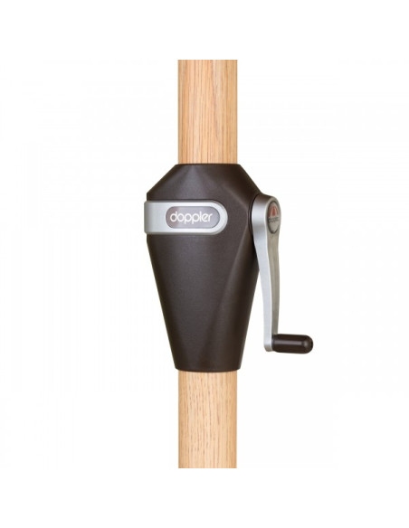 Alu Wood 3,5 m Záhradný slnečník stredový | DOPPLER