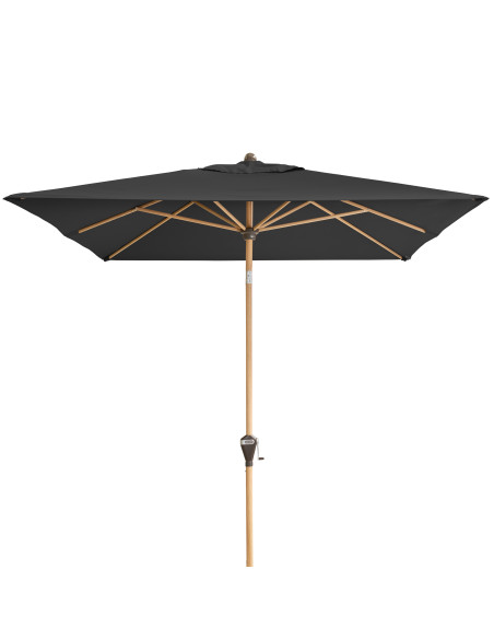 Alu Wood 3x2 m Záhradný slnečník stredový | DOPPLER