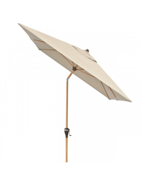 Alu Wood 3x2 m Záhradný slnečník stredový | DOPPLER