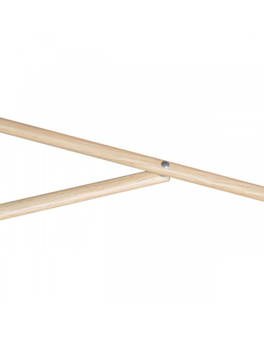 Alu Wood 3x2 m Záhradný slnečník stredový | DOPPLER