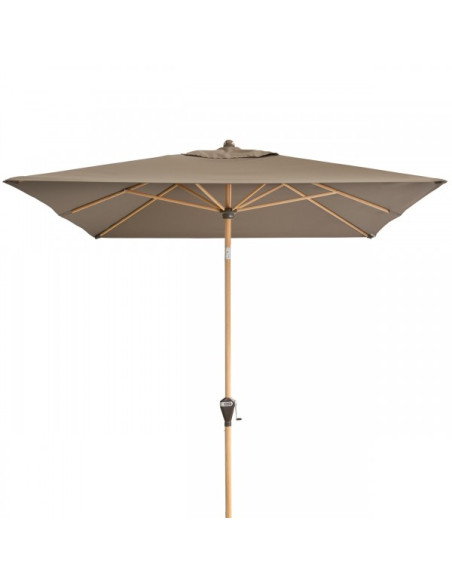 Alu Wood 210x140 cm Záhradný slnečník stredový | DOPPLER