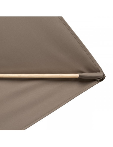 Alu Wood 210x140 cm Záhradný slnečník stredový | DOPPLER