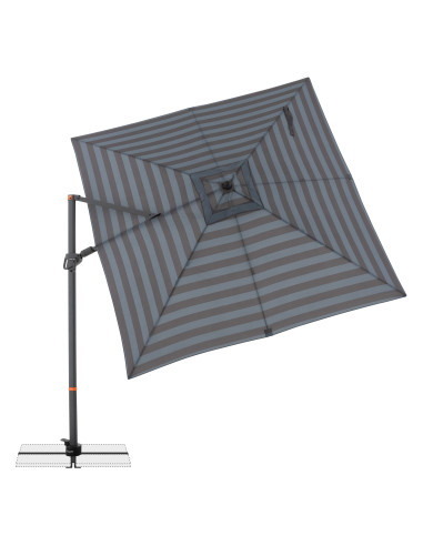 myZone 280 x 280 cm slnecnik s bočnou tyčou | DOPPLER