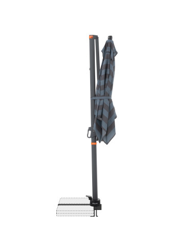 myZone 210 x 210 cm slnecnik s bočnou tyčou | DOPPLER