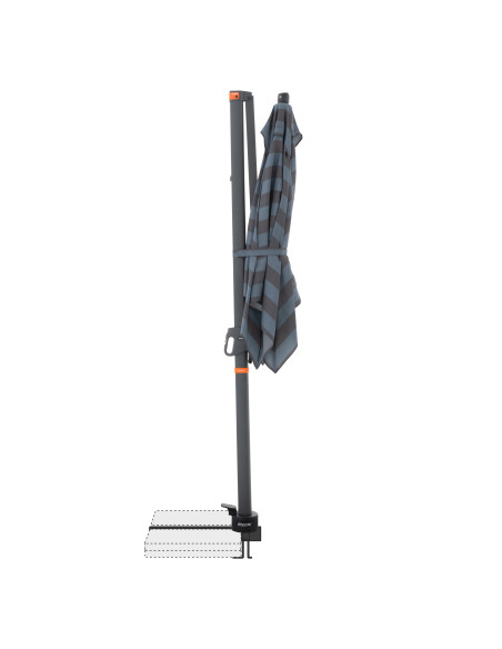 myZone 210 x 210 cm slnecnik s bočnou tyčou | DOPPLER