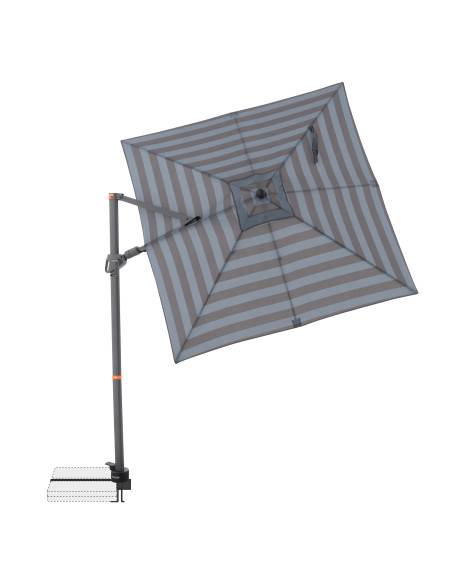 myZone 210 x 210 cm slnecnik s bočnou tyčou | DOPPLER