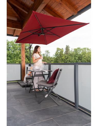 ACTIVE 240 x 135 cm moderný slnečník s bočnou nohou| DOPPLER