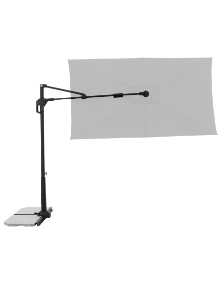 ACTIVE 240 x 135 cm moderný slnečník s bočnou nohou| DOPPLER