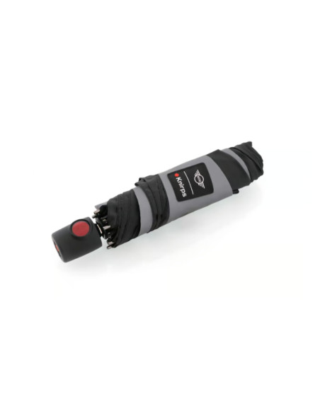 Knirps MINI Duomatic Refkective Black - dizajnovy automatický dáždnik | Doppler
