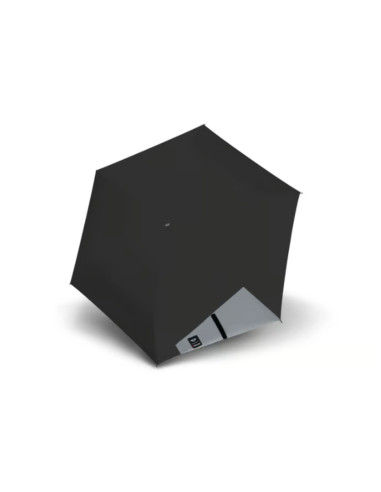 Knirps MINI Duomatic Refkective Black - dizajnovy automatický dáždnik | Doppler