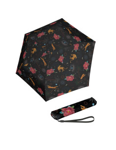 Knirps US.050 ultra light slim manual Guardian black| ľahký dámsky skladací dáždnik | Doppler