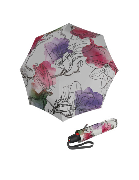 KNIRPS T.200 Medium Duomatic Iris Pink | dámsky plne automatický dáždnik | Doppler