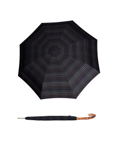 Knirps T772 Long automatic Check Black| vystreľovací dáždnik | Doppler