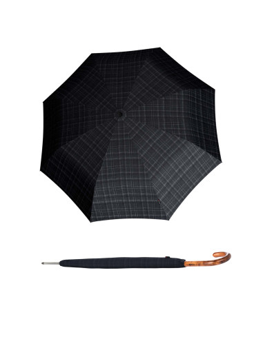Knirps T772 Long automatic Mens Print Check| vystreľovací dáždnik | Doppler