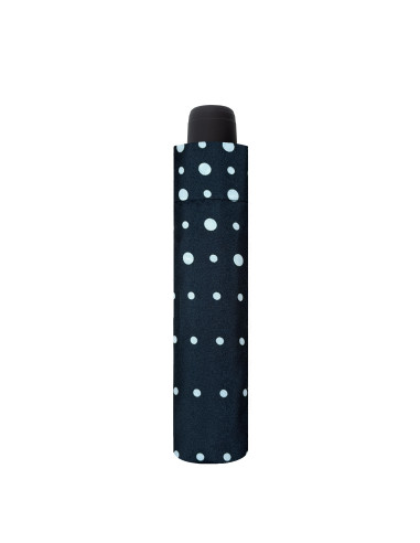 Hit Mini Dots Black | Dámsky skladací dáždnik | Doppler