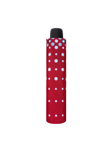 Hit Mini Dots red | Dámsky skladací dáždnik | Doppler