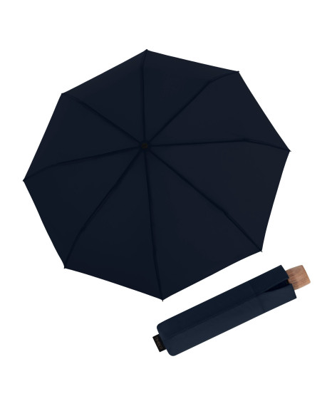 Timber manual Navy - skládací dáždnik | DOPPLER