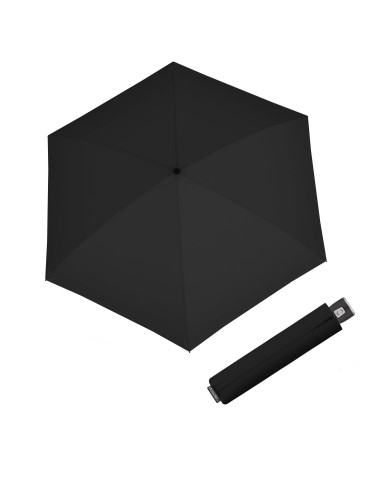 Fiber Magic Compact Simply Black| Plne automatický dáždnik | Doppler