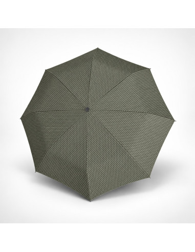 Knirps Chrome Matt Duomatic Melange Grey | Doppler