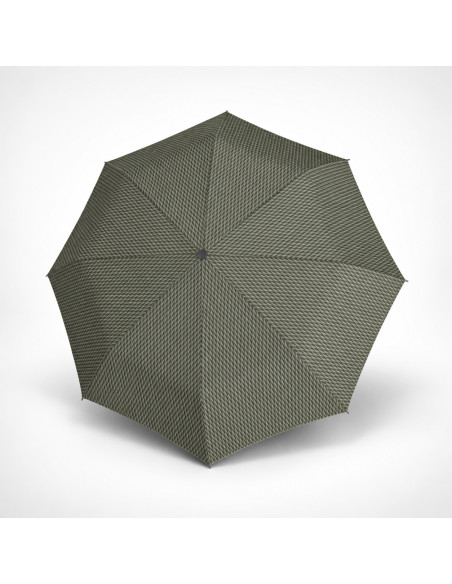 Knirps Chrome Matt Duomatic Melange Grey | Doppler