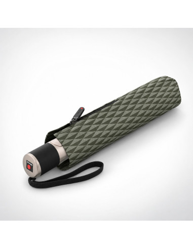 Knirps Chrome Matt Duomatic Melange Grey | Doppler