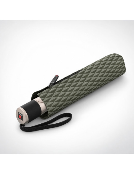 Knirps Chrome Matt Duomatic Melange Grey | Doppler