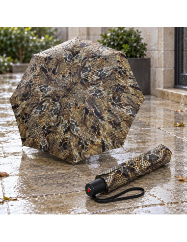 Knirps A 200 Medium Duomatic Olive - elegantní plne automatický dáždnik | Doppler