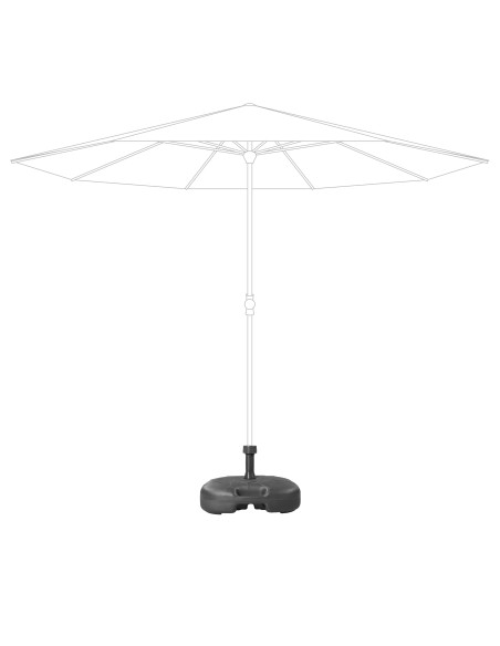 Stojan PVC 20 l antracitový | Naplniteľné stojany | DOPPLER