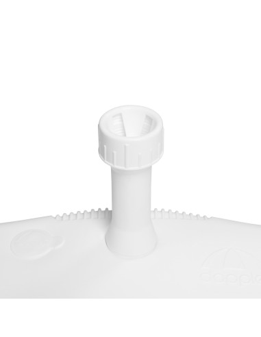 Stojan pre balkónové slnečníky 17 l - PVC biely | DOPPLER