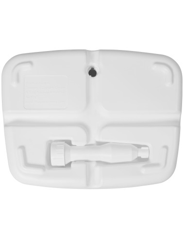 Stojan pre balkónové slnečníky 17 l - PVC biely | DOPPLER