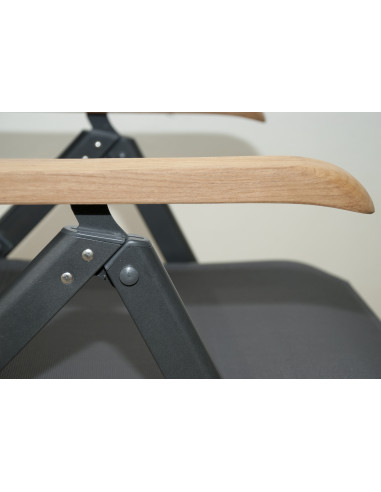 CONCEPT TEAK | Záhradné polohovacie kreslo FSC® | DOPPLER