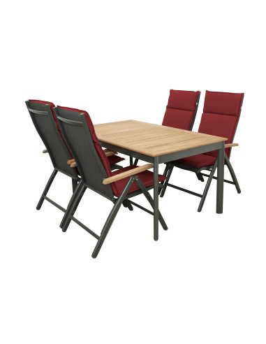 CONCEPT TEAK | Záhradné polohovacie kreslo FSC® | DOPPLER