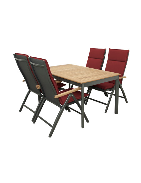 CONCEPT TEAK | Záhradné polohovacie kreslo FSC® | DOPPLER