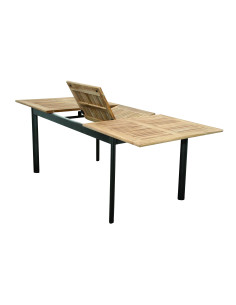 CONCEPT - rozkladací stôl s teakovou doskou FSC® | Doppler 2
