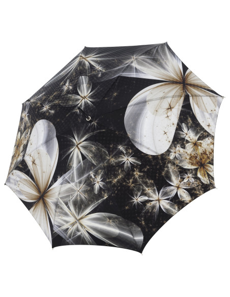 Elegancia Boheme Magnolia - luxusný dáždnik s potlačou kvetov -DOPPLER