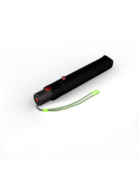 KNIRPS U200 Neon black | Elegantný dámsky plne automatický dáždnik