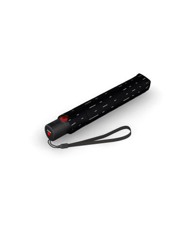 KNIRPS U200 Rain Black | Dámsky plne automatický dáždnik | Doppler