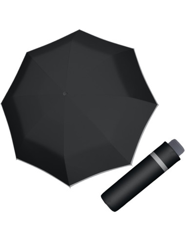 Kids Mini Light Up Black - detský skladací dáždnik | Doppler