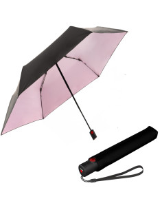 KNIRPS Black with rose | Dámsky plne automatický dáždnik | Doppler