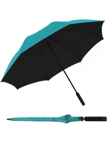 Knirps XXL Turquoise with black| ultraľahký holový dáždnik | Doppler