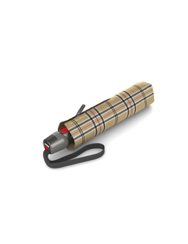 KNIRPS T.200 Check Beige  | dámsky plne automatický dáždnik | Doppler