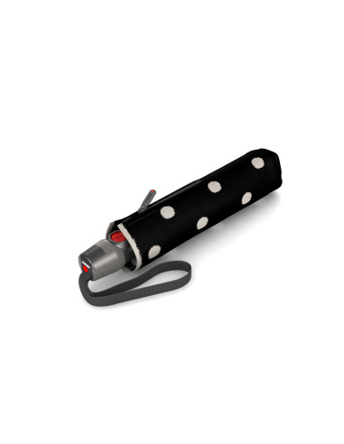KNIRPS T200 Dot art black | dámsky plne automatický dáždnik | Doppler
