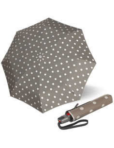 KNIRPS T200 Dot Art Taupe | dámsky plne automatický dáždnik | Doppler