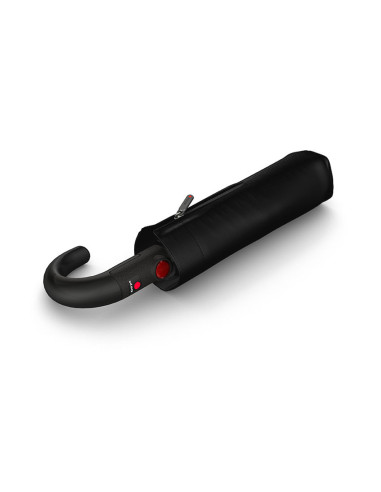 KNIRPS T.260 Meduim Duomatic BLACK| Pelegantný plne automatický dáždnik | DOPPLER