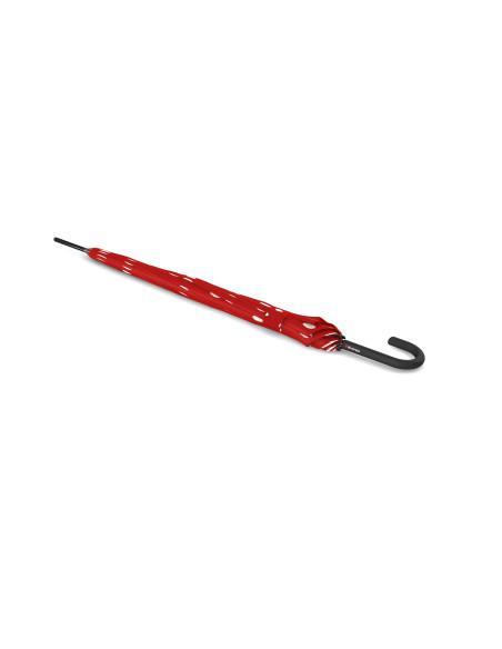 Knirps Dot art red | Holový vystreľovací dáždnik | Doppler