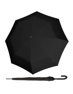 Knirps A.760 2Stick black | Holový vystreľovací dáždnik | Doppler